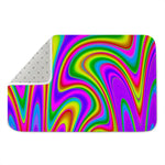 Abstract Neon Trippy Print Indoor Door Mat