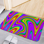 Abstract Neon Trippy Print Indoor Door Mat