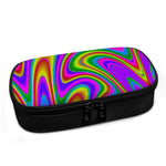 Abstract Neon Trippy Print Insulin Cooler Travel Case