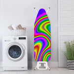Abstract Neon Trippy Print Ironing Board Cover