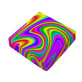 Abstract Neon Trippy Print Outdoor Seat Cushion Cover