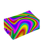 Abstract Neon Trippy Print Rectangle Tissue Box Cover