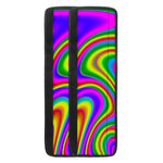 Abstract Neon Trippy Print Refrigerator Handle Covers