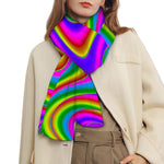 Abstract Neon Trippy Print Scarf