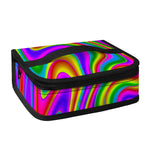 Abstract Neon Trippy Print Small Lunch Bag