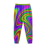 Abstract Neon Trippy Print Sweatpants
