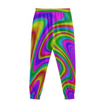 Abstract Neon Trippy Print Sweatpants