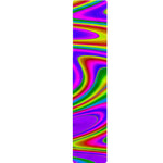 Abstract Neon Trippy Print Table Runner
