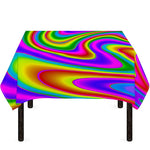 Abstract Neon Trippy Print Tablecloth