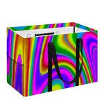 Abstract Neon Trippy Print Utility Tote Bag
