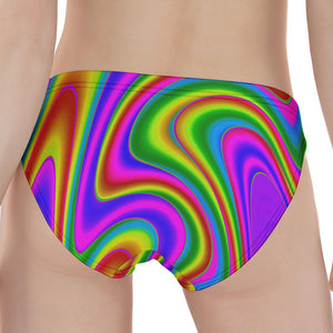 Abstract Neon Trippy Print Women's Panties