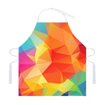 Abstract Polygonal Geometric Print Adjustable Apron