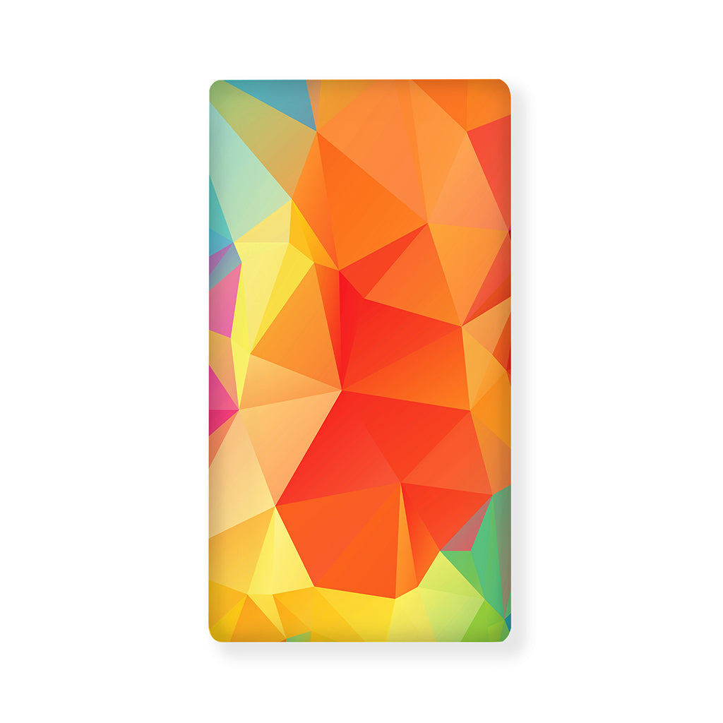Abstract Polygonal Geometric Print Baby Crib Sheet