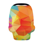 Abstract Polygonal Geometric Print Baby Seat Cover
