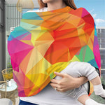 Abstract Polygonal Geometric Print Baby Seat Cover