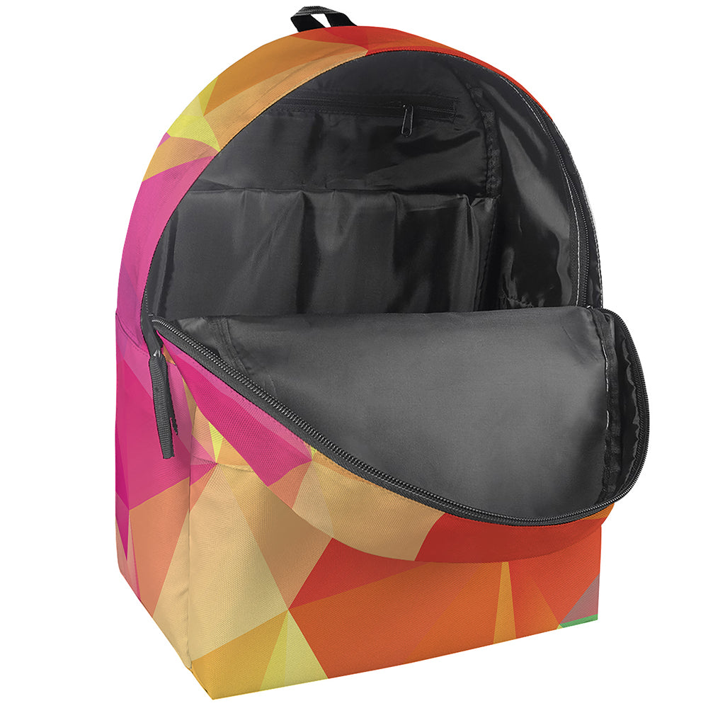 Abstract Polygonal Geometric Print Backpack