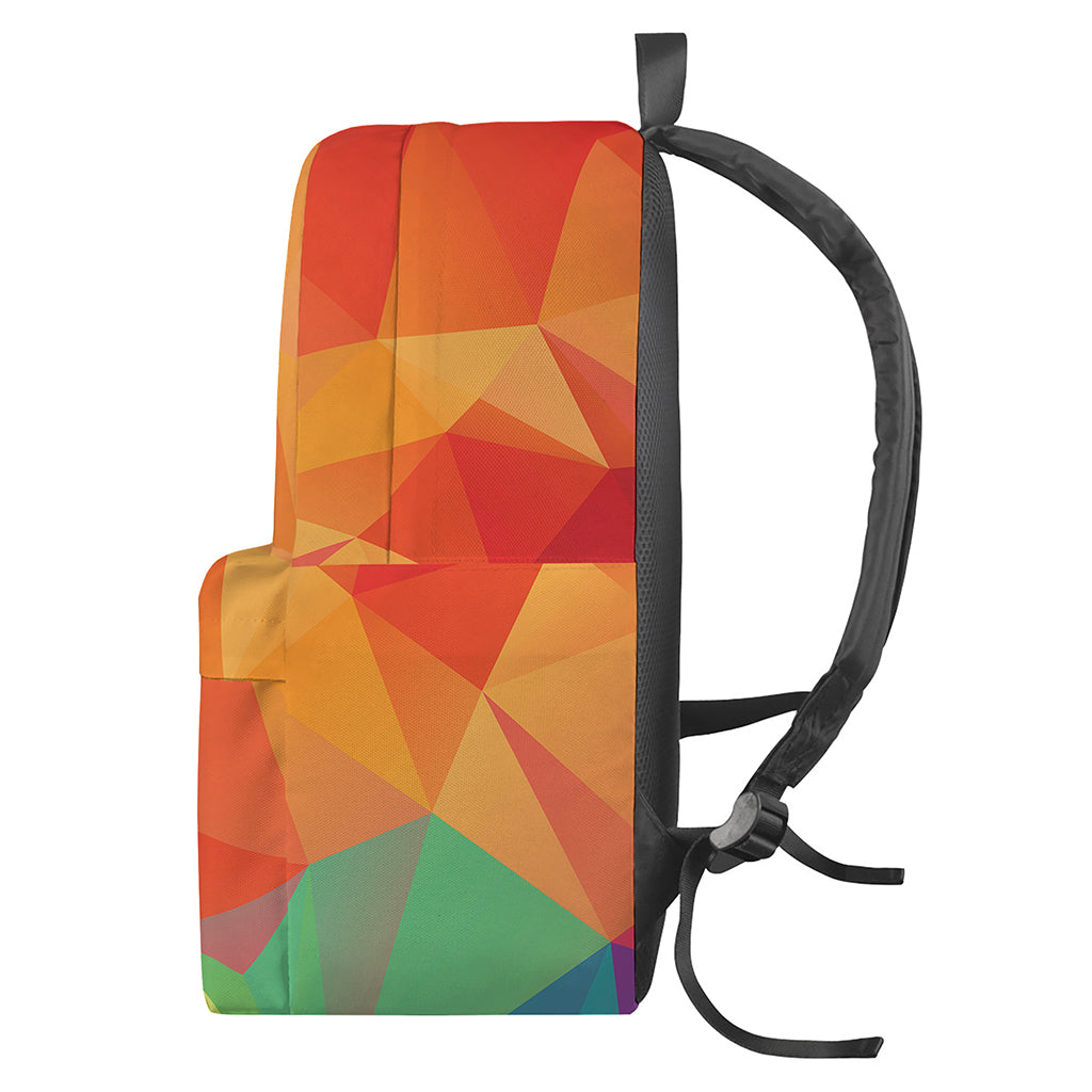 Abstract Polygonal Geometric Print Backpack