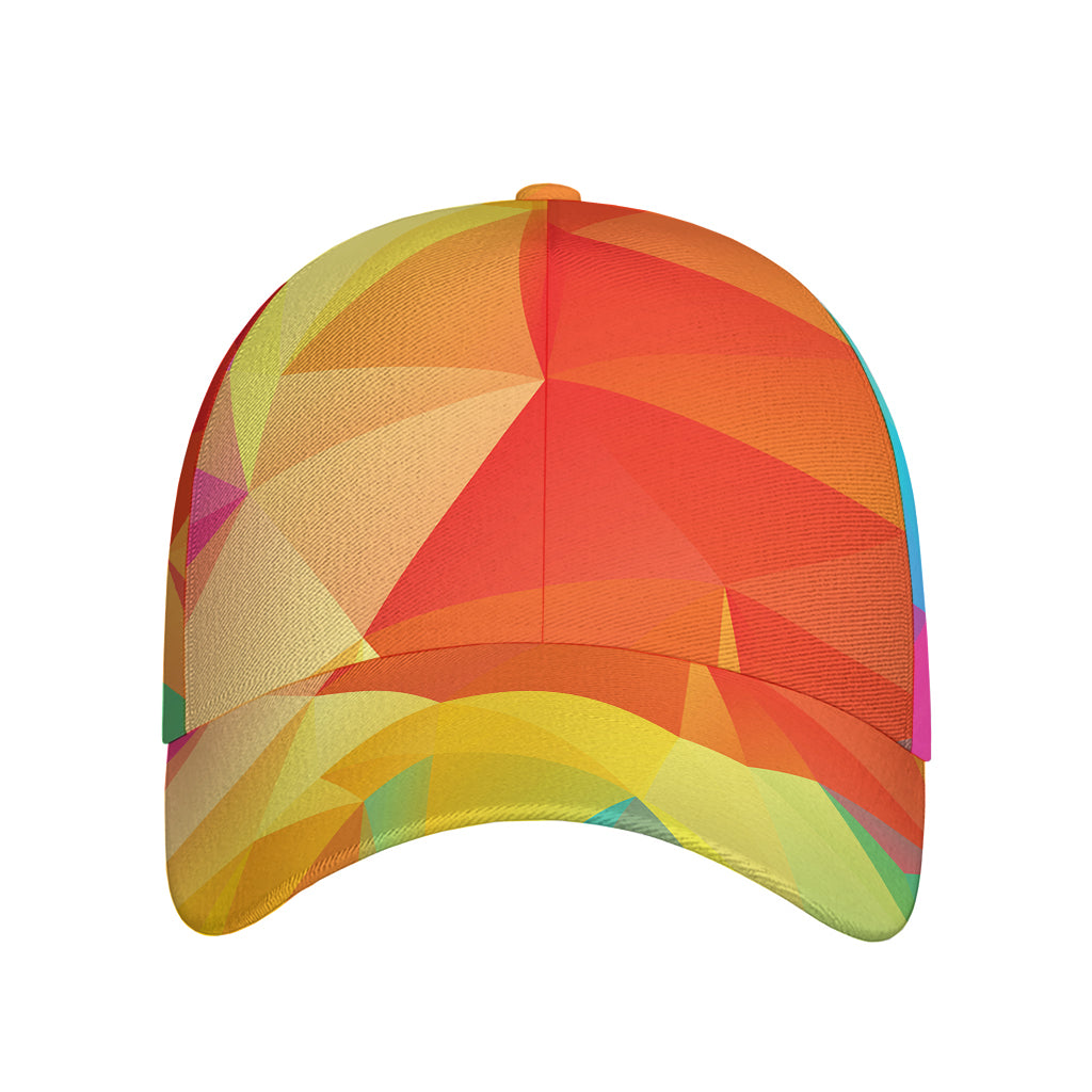 Abstract Polygonal Geometric Print Baseball Cap
