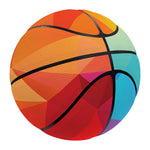 Abstract Polygonal Geometric Print Basketball