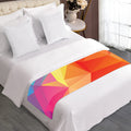 Abstract Polygonal Geometric Print Bed Runner