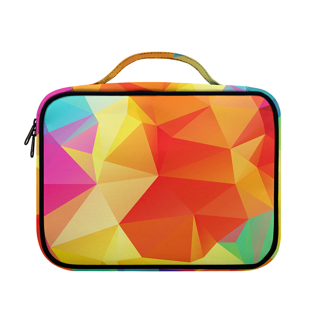 Abstract Polygonal Geometric Print Briefcase Bible Bag