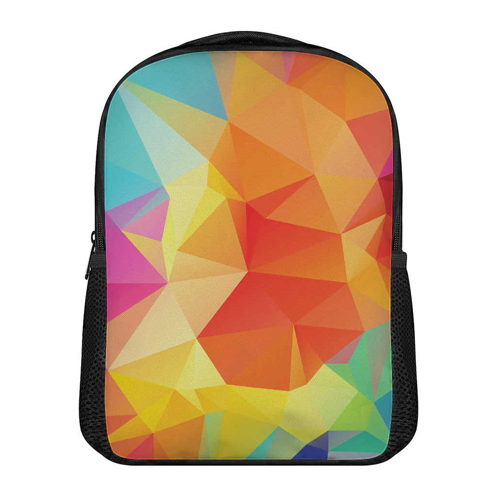 Abstract Polygonal Geometric Print Casual Backpack