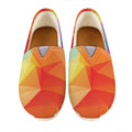 Abstract Polygonal Geometric Print Casual Shoes