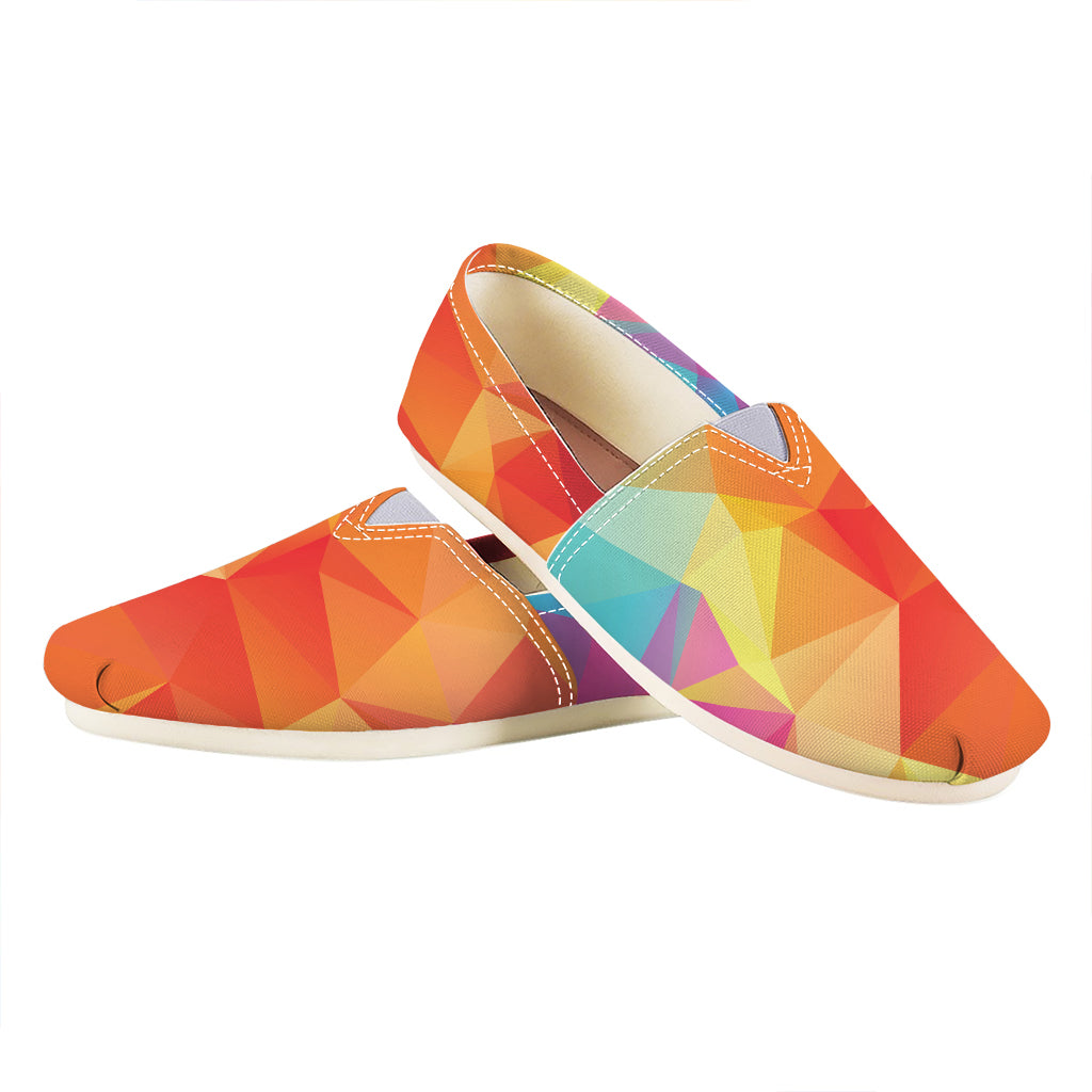 Abstract Polygonal Geometric Print Casual Shoes