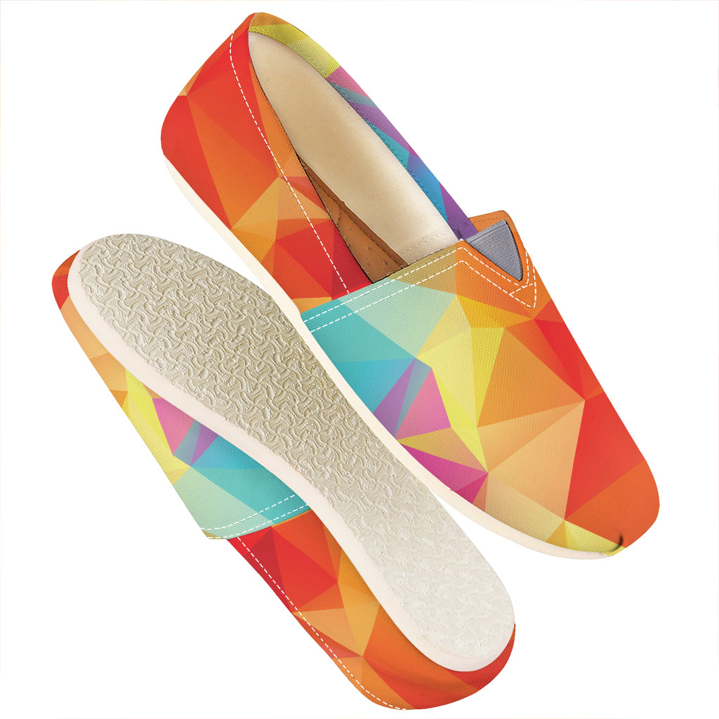 Abstract Polygonal Geometric Print Casual Shoes