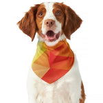 Abstract Polygonal Geometric Print Dog Bandana