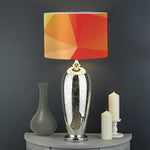 Abstract Polygonal Geometric Print Drum Lamp Shade