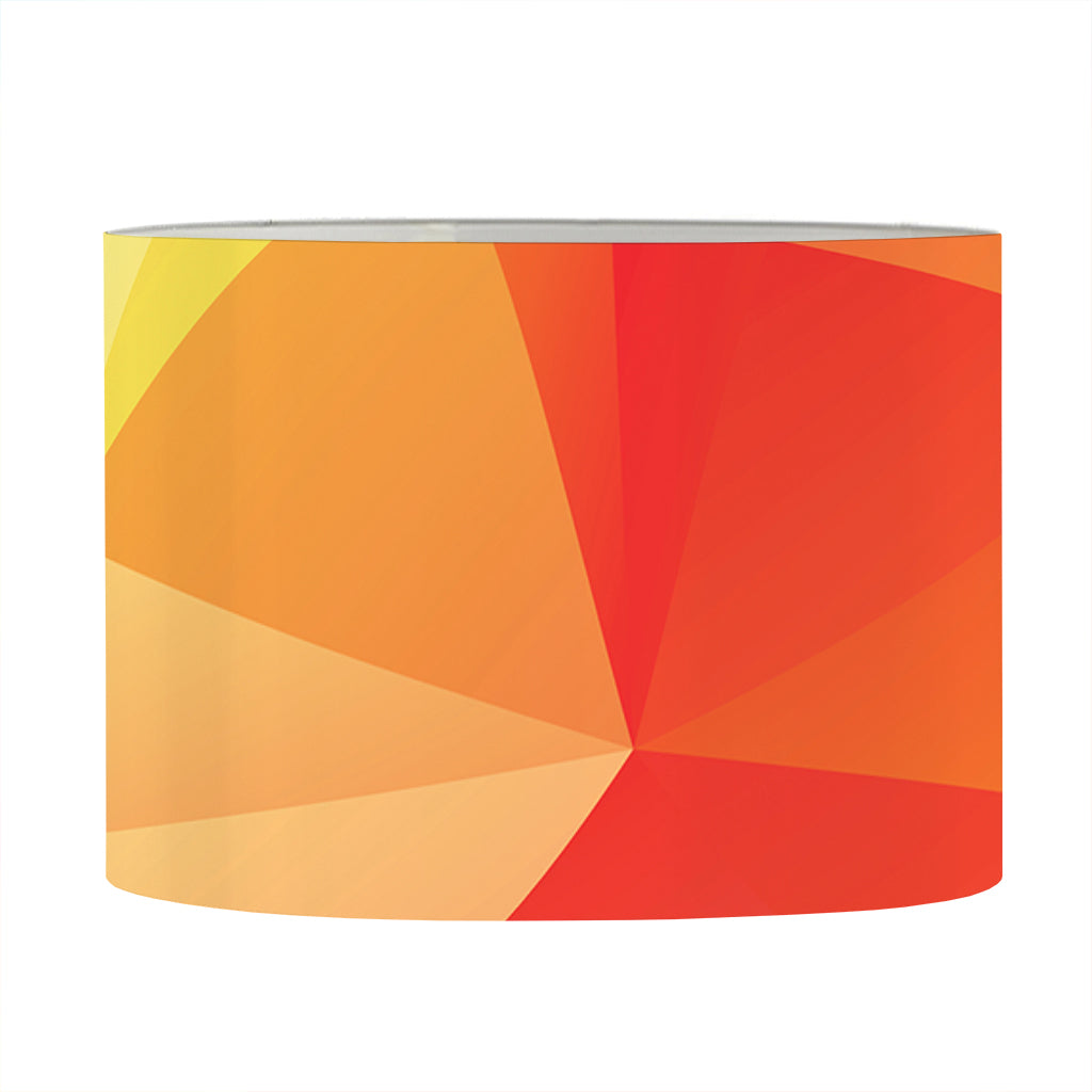 Abstract Polygonal Geometric Print Drum Lamp Shade