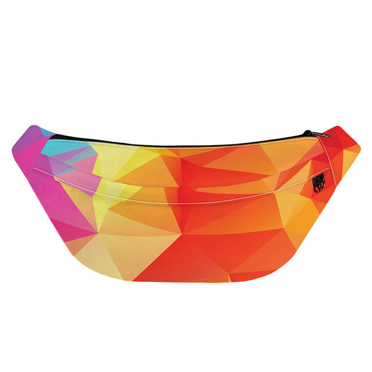 Abstract Polygonal Geometric Print Fanny Pack