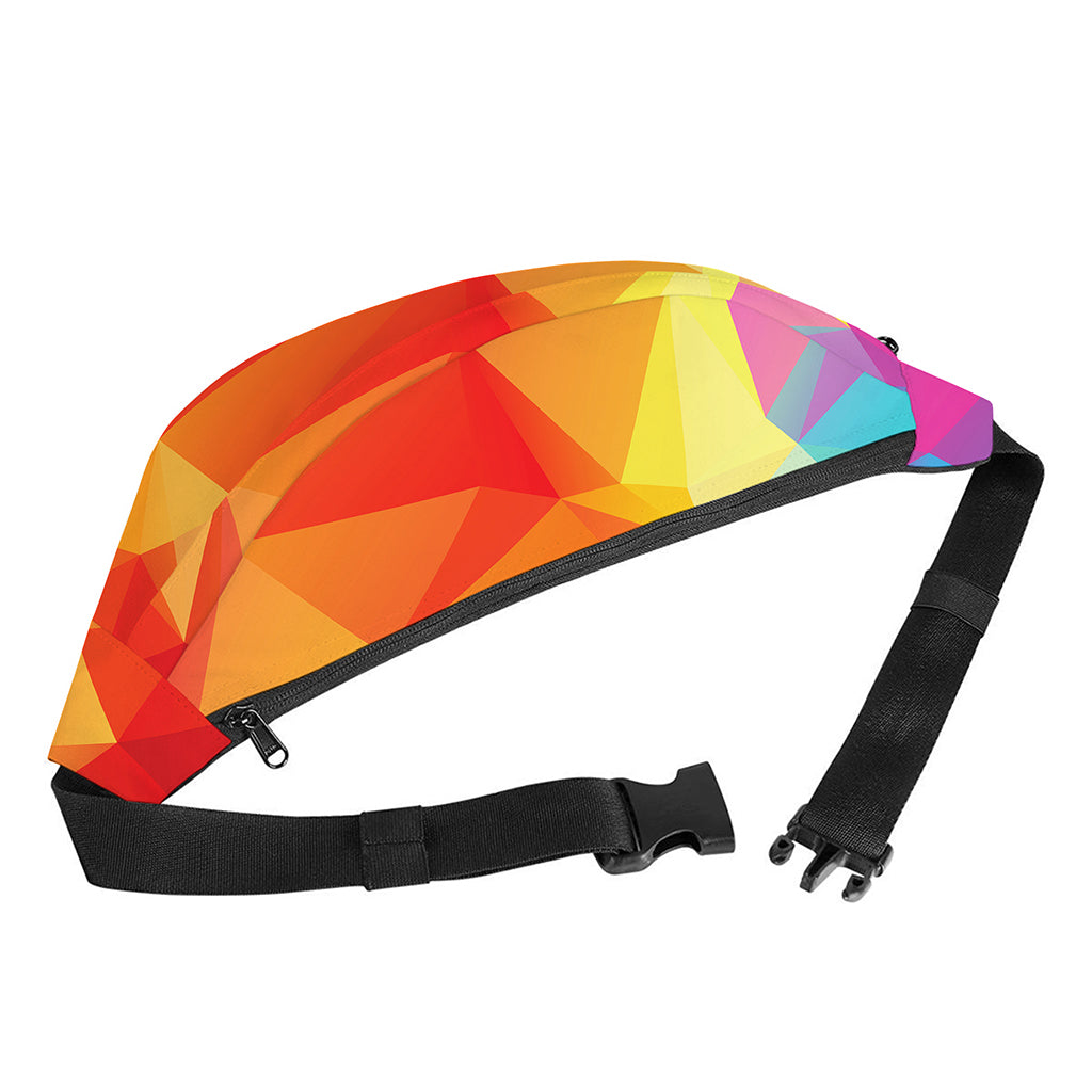 Abstract Polygonal Geometric Print Fanny Pack
