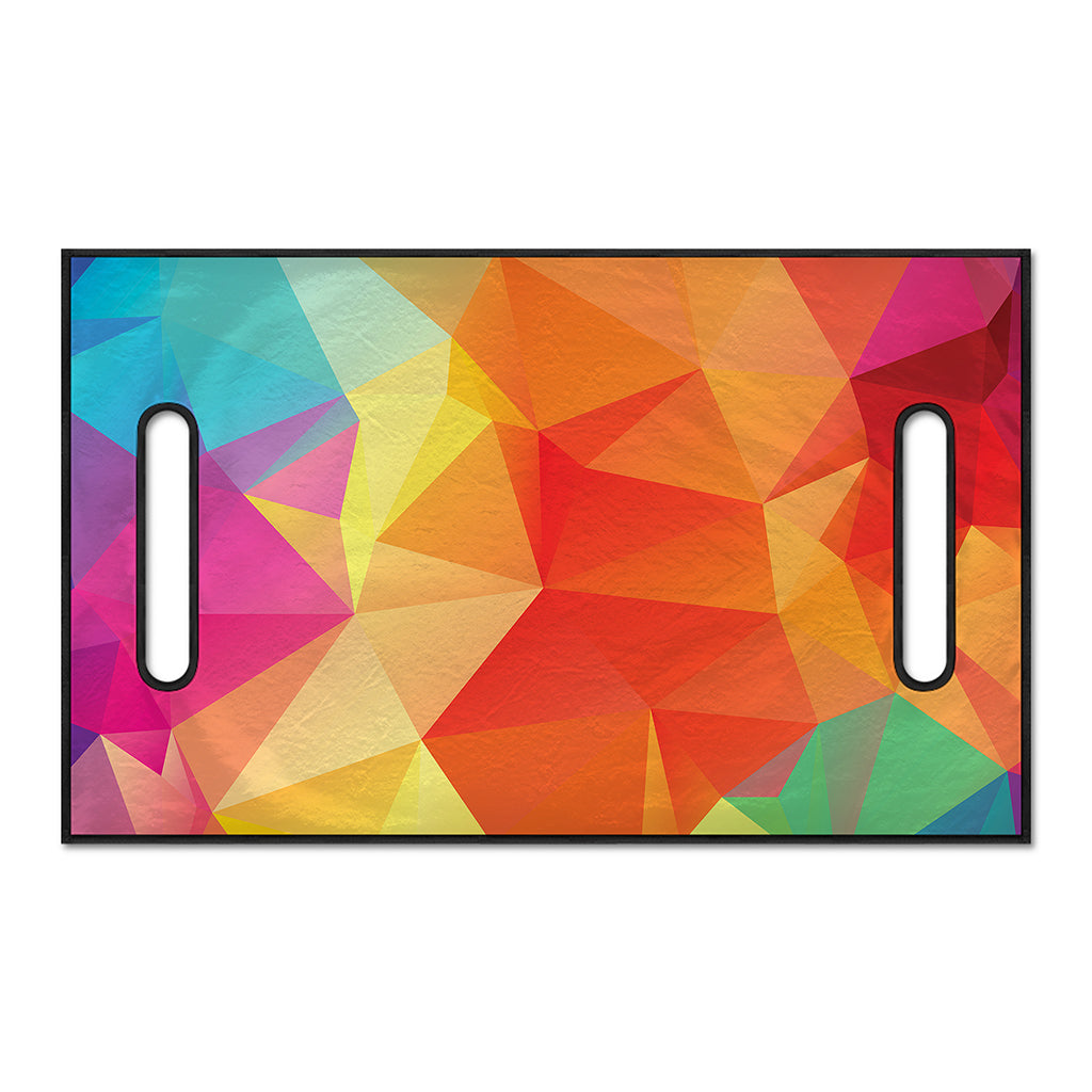 Abstract Polygonal Geometric Print Golf Cart Seat Cover