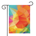 Abstract Polygonal Geometric Print House Flag