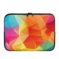 Abstract Polygonal Geometric Print Laptop Sleeve