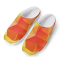 Abstract Polygonal Geometric Print Mesh Casual Shoes
