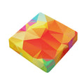 Abstract Polygonal Geometric Print Outdoor Seat Cushion Cover