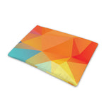 Abstract Polygonal Geometric Print Pet Cooling Mat Cover