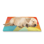 Abstract Polygonal Geometric Print Pet Cooling Mat Cover