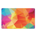 Abstract Polygonal Geometric Print Polyester Doormat