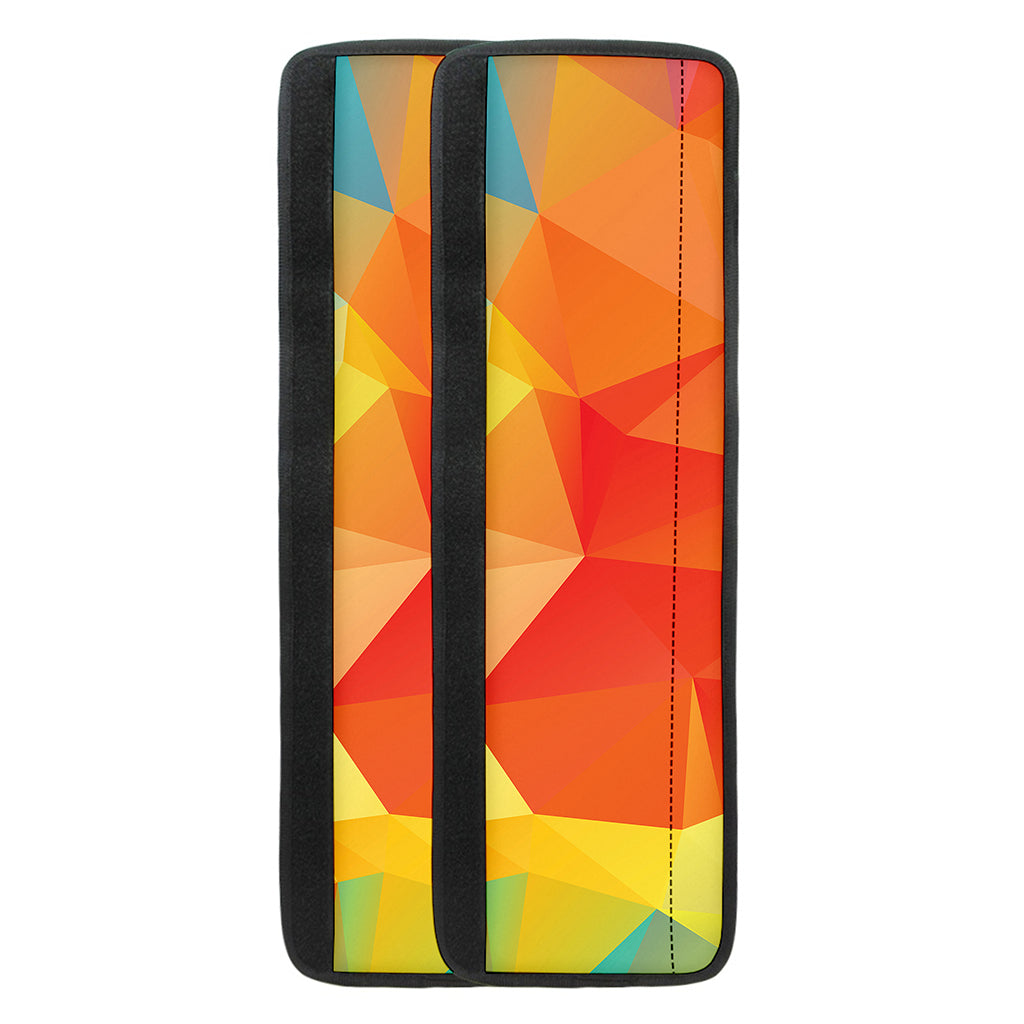 Abstract Polygonal Geometric Print Refrigerator Handle Covers