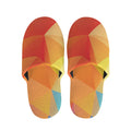 Abstract Polygonal Geometric Print Slippers