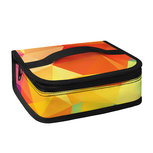 Abstract Polygonal Geometric Print Small Lunch Bag