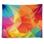 Abstract Polygonal Geometric Print Tapestry