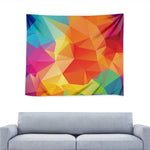 Abstract Polygonal Geometric Print Tapestry