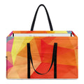 Abstract Polygonal Geometric Print Utility Tote Bag