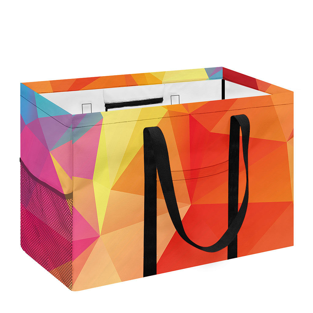 Abstract Polygonal Geometric Print Utility Tote Bag