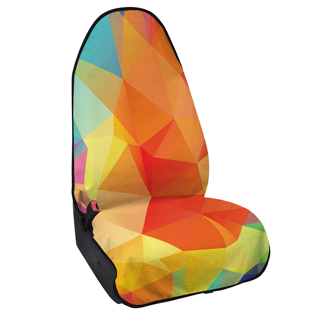 Abstract Polygonal Geometric Print Waterproof Car Seat Cover